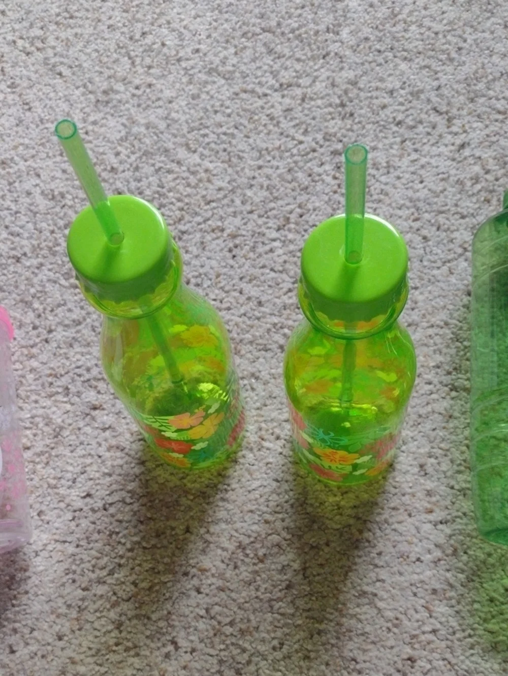 Bundle Of Straw Bottles/Water Bottle